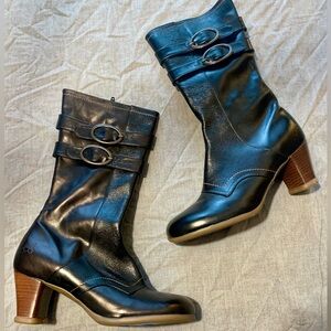 Fluevog 11 Mirella Black Operetta Boots